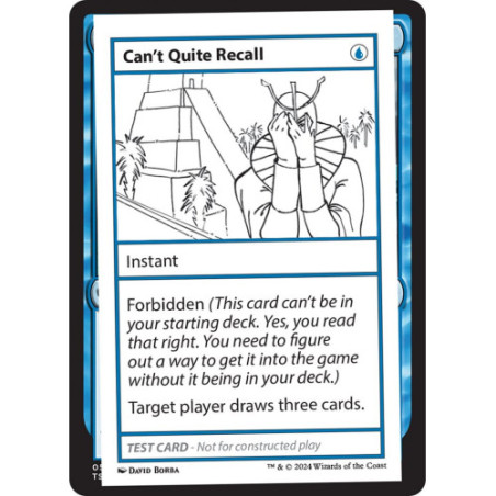 Can't Quite Recall