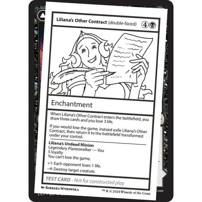 Liliana's Other Contract // Liliana's Undead Minion