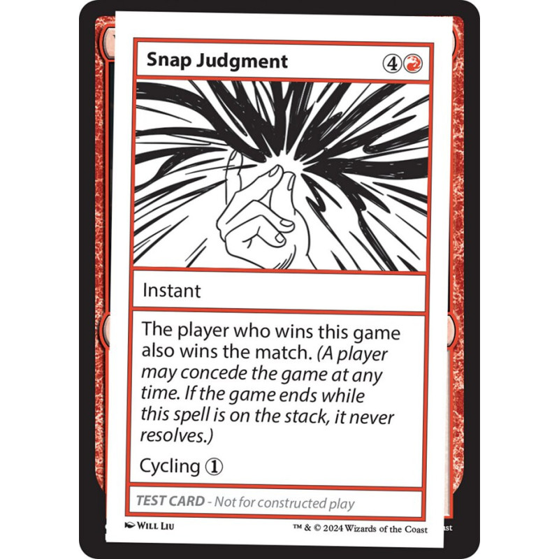 Snap Judgment