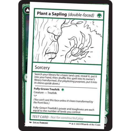 Plant a Sapling // Fully-Grown Treefolk