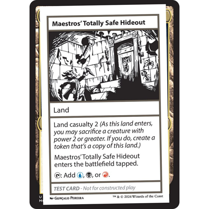 Maestros' Totally Safe Hideout