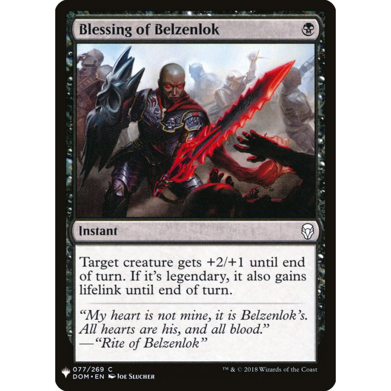 Blessing of Belzenlok