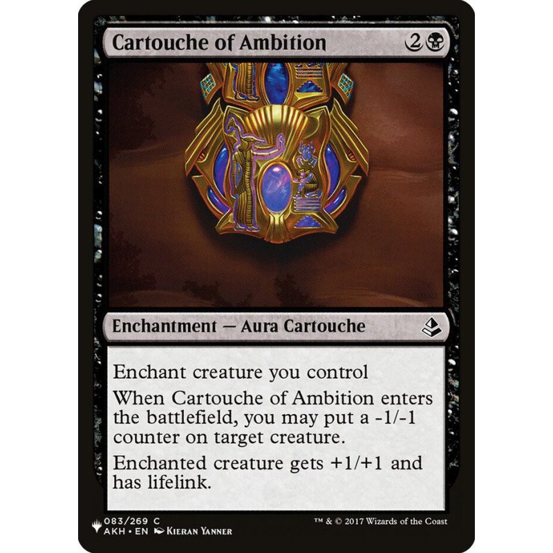 Cartouche of Ambition