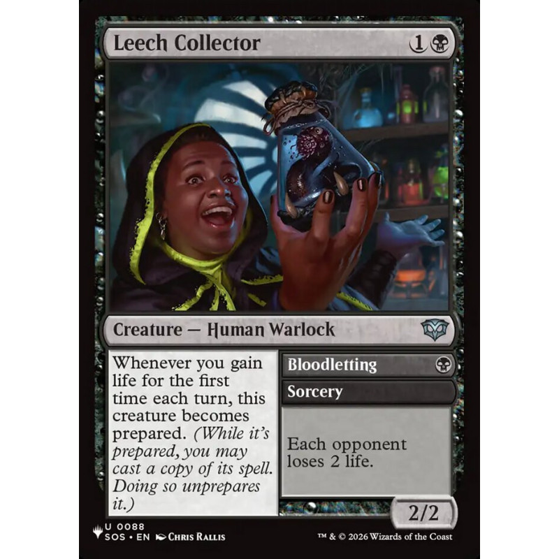 Leech Collector // Bloodletting