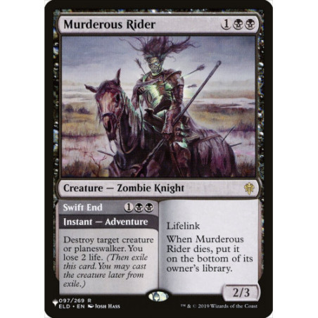 Murderous Rider // Swift End