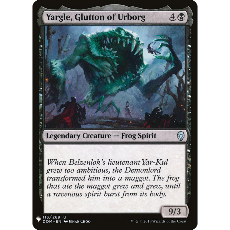 Yargle, Glutton of Urborg
