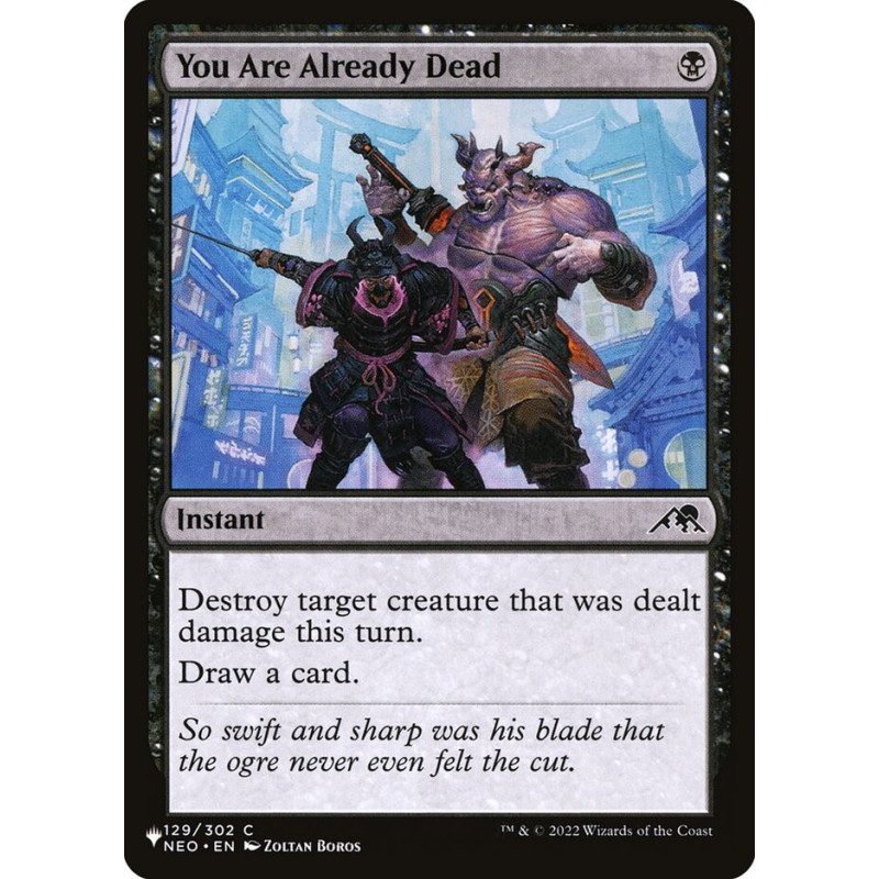 You Are Already Dead