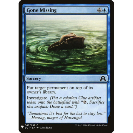 Gone Missing