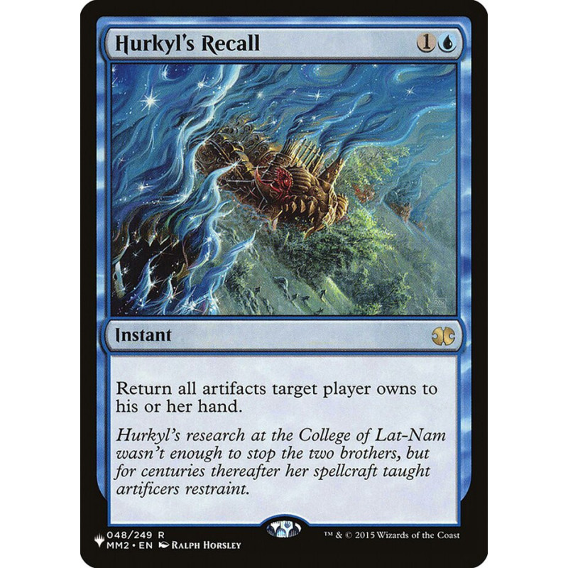 Hurkyl's Recall
