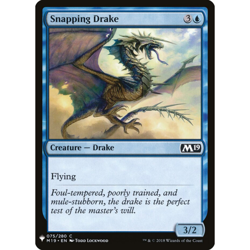Snapping Drake