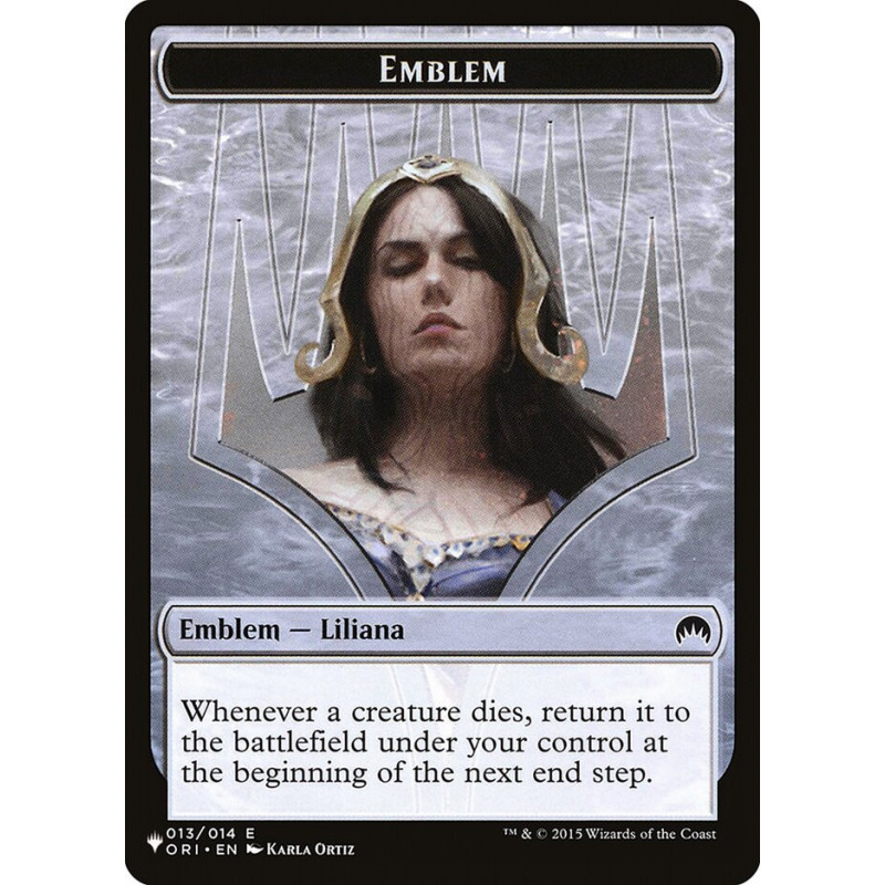 Liliana, Defiant Necromancer Emblem
