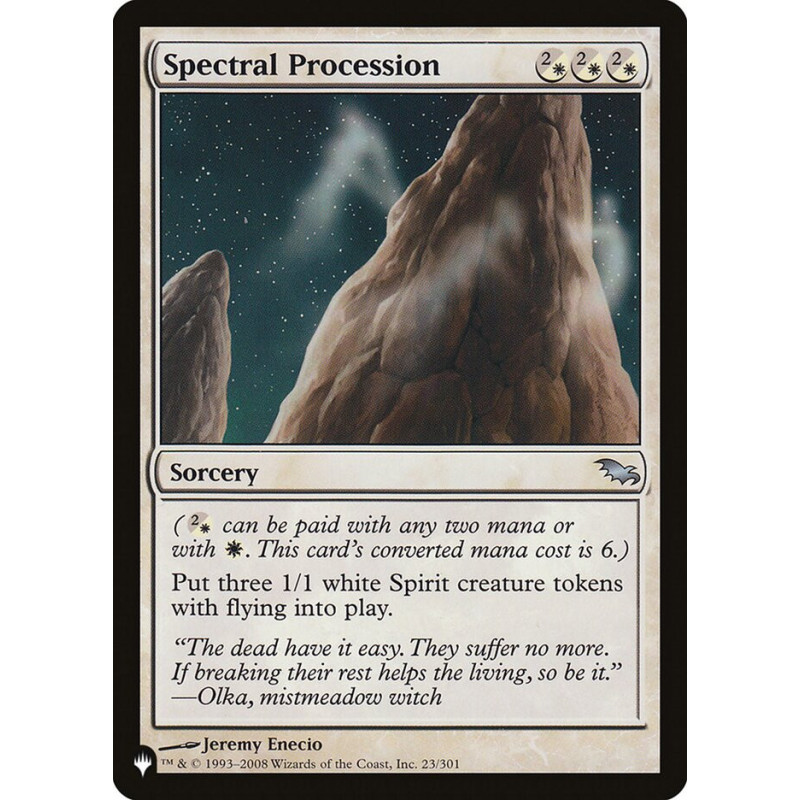 Spectral Procession