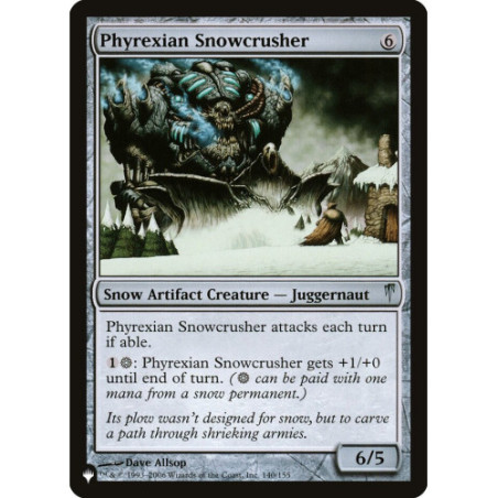 Phyrexian Snowcrusher