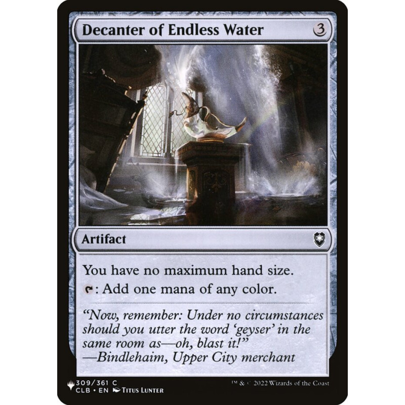 Decanter of Endless Water