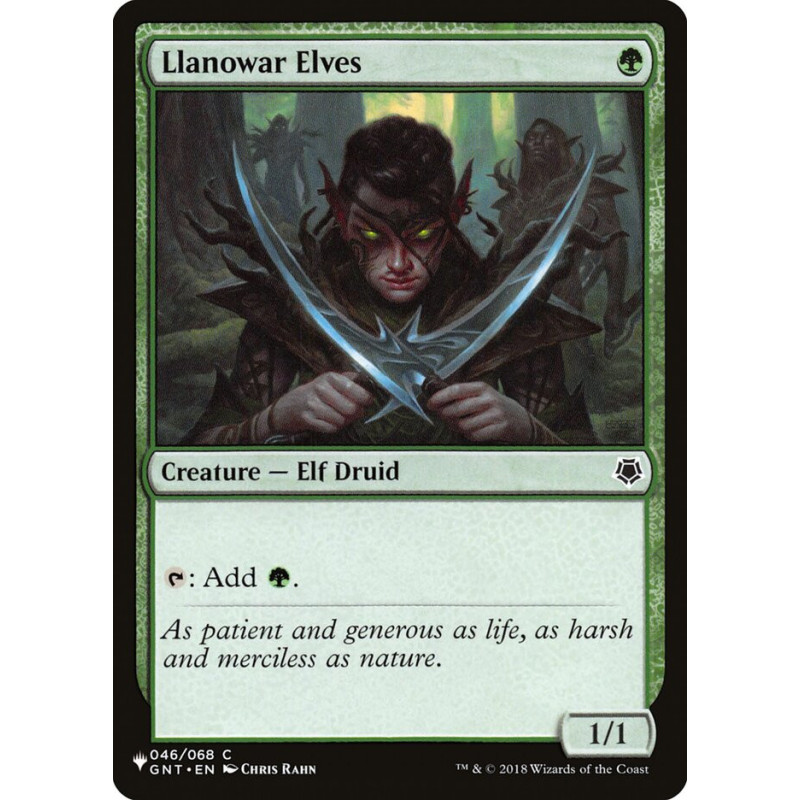 Llanowar Elves