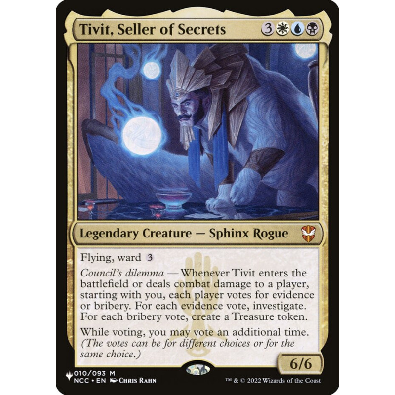 Tivit, Seller of Secrets