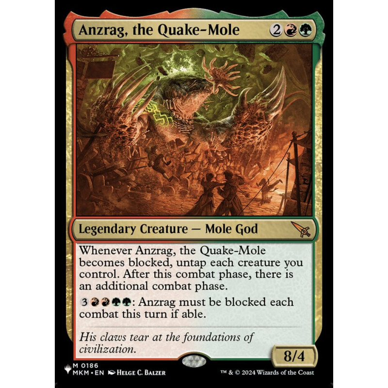 Anzrag, the Quake-Mole