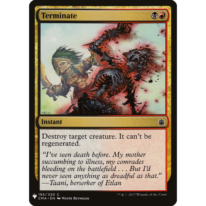 Terminate