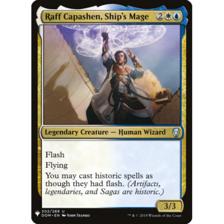 Raff Capashen, Ship's Mage