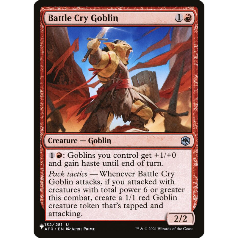 Battle Cry Goblin