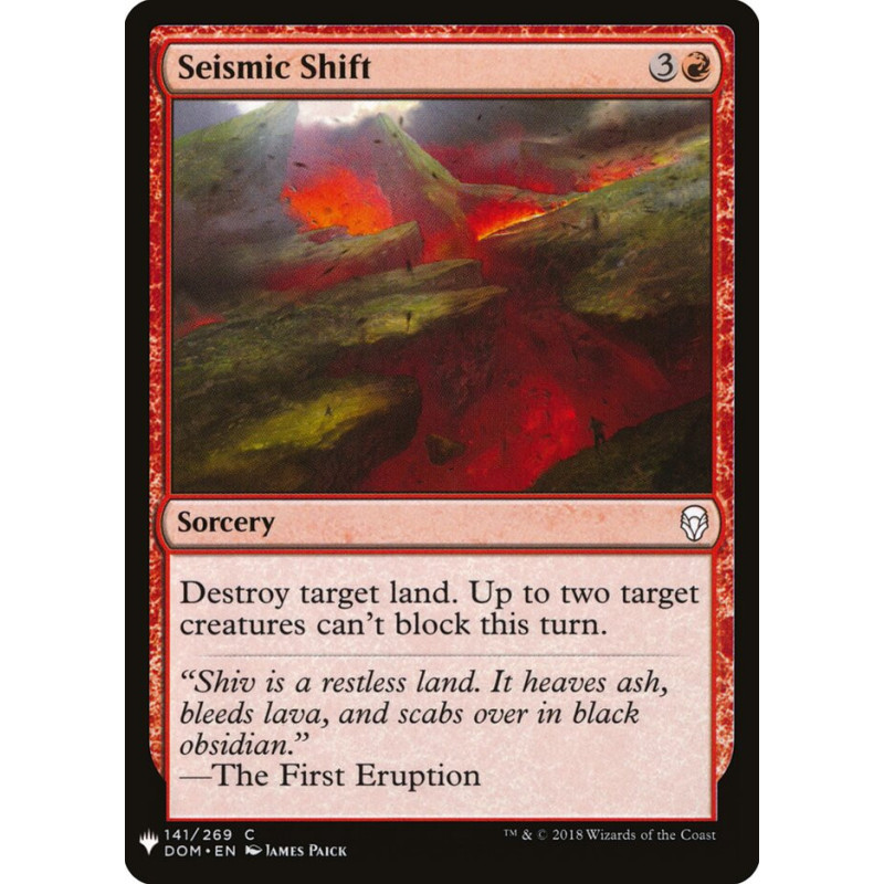 Seismic Shift