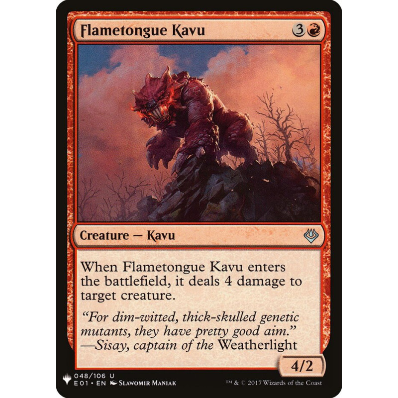 Flametongue Kavu