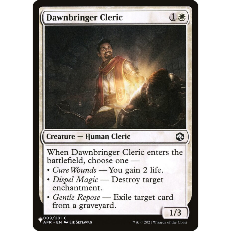 Dawnbringer Cleric