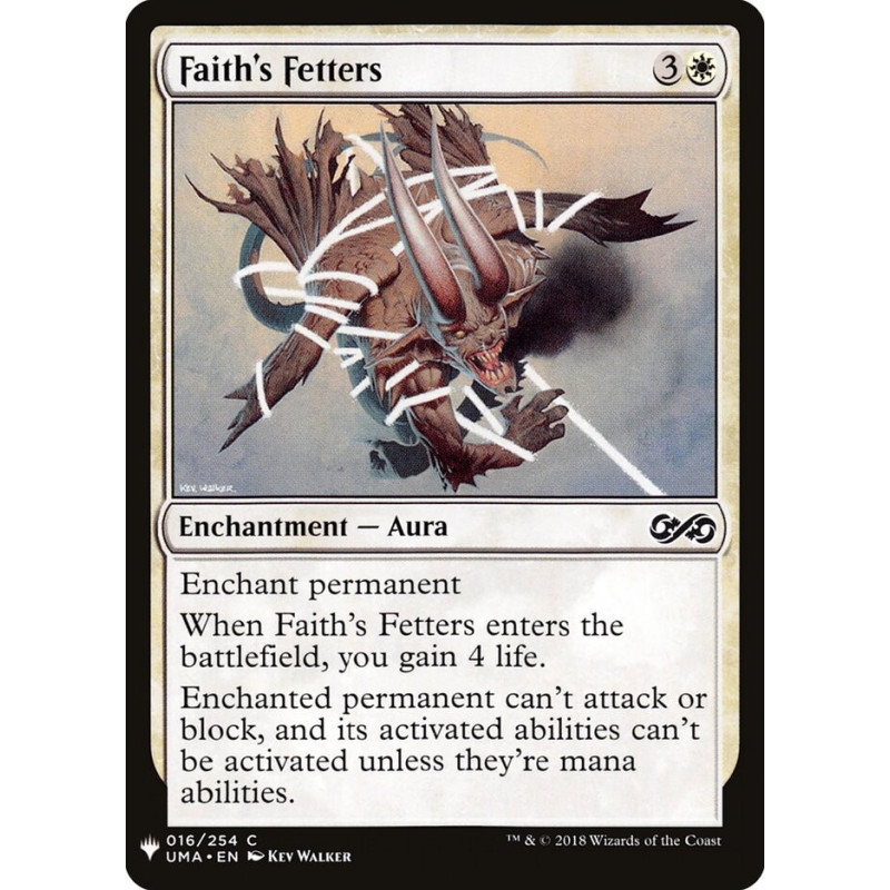 Faith's Fetters