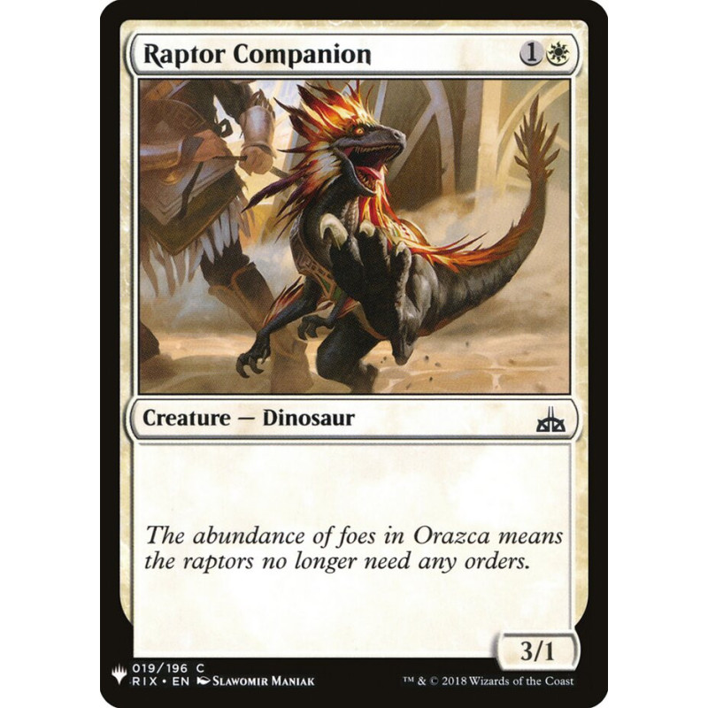 Raptor Companion