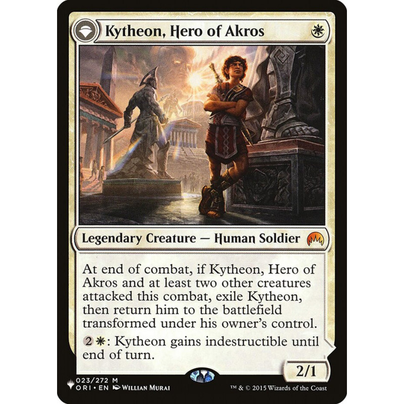 Kytheon, Hero of Akros // Gideon, Battle-Forged
