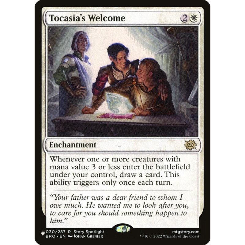 Tocasia's Welcome