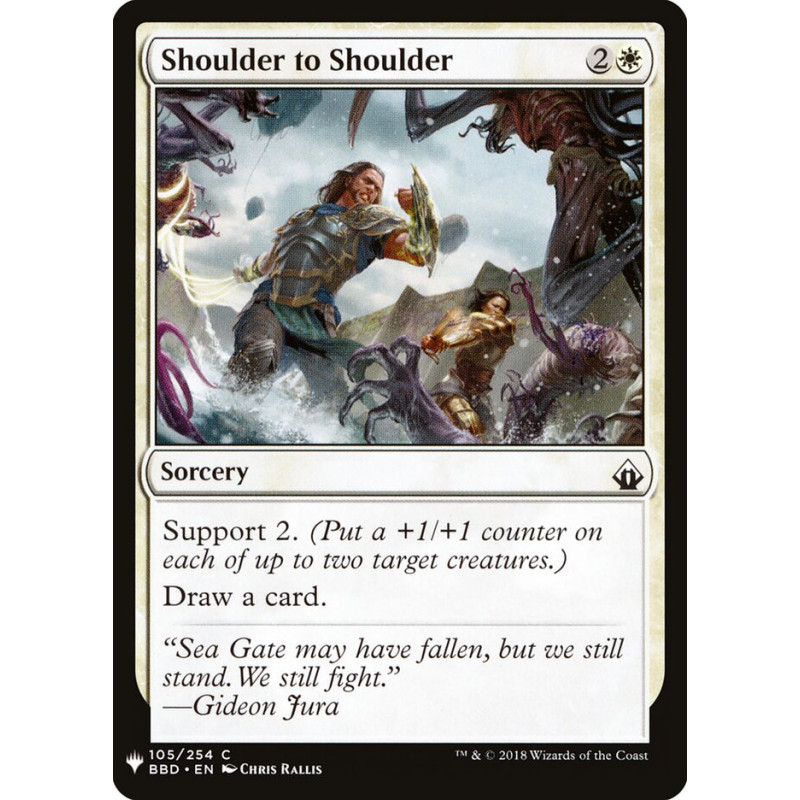 Shoulder to Shoulder
